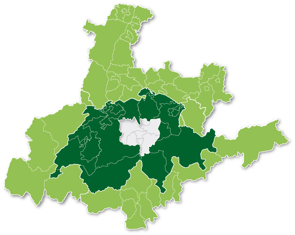 Interreg V A zone de programmation