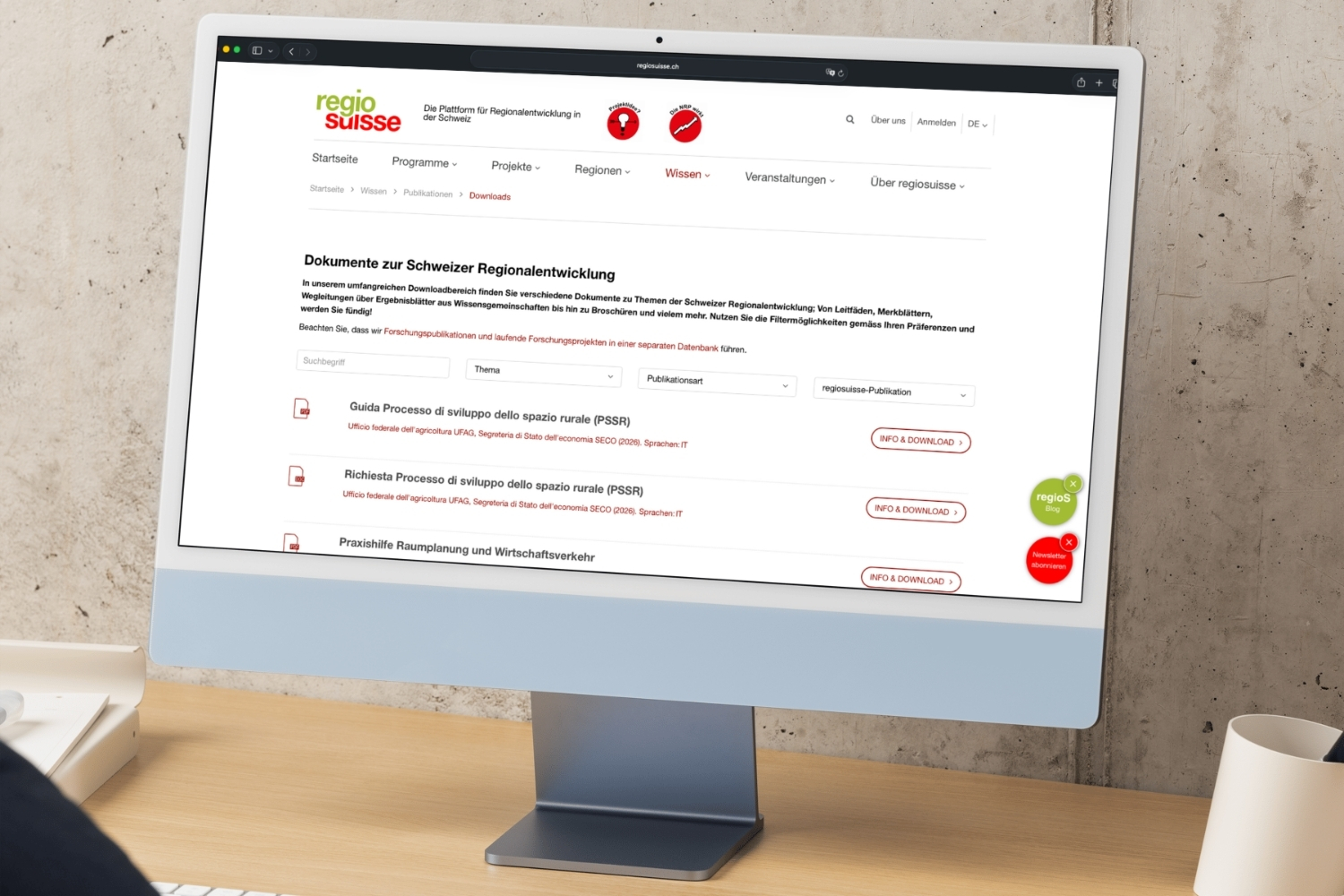 Downloads regiosuisse