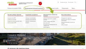 La nouvelle rubrique consacrée au développement régional et territorial.