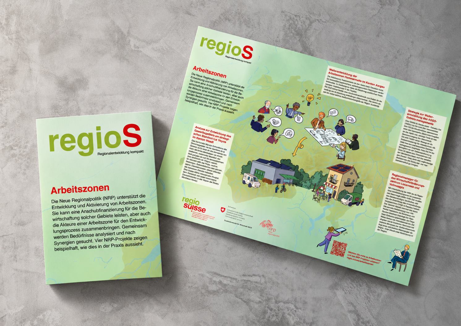 regioS Arbeitszonen