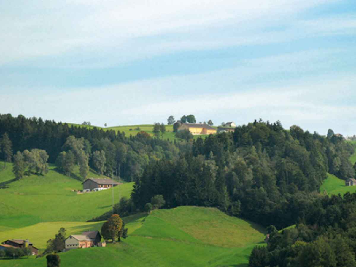 Intégration des étables dans le paysage du canton d’Appenzell Rhodes-Intérieures